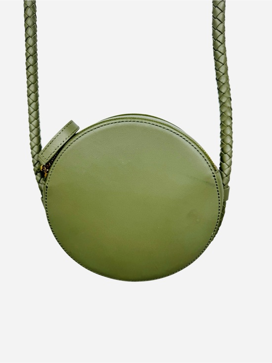 Neely & Chloe Handbags - Neely and Chloe Canteen Bag Army Green Leather EUC